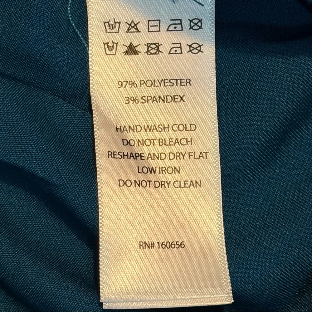 NWT Sincerely Jules Teal Wide-Leg Silky Dress Pants